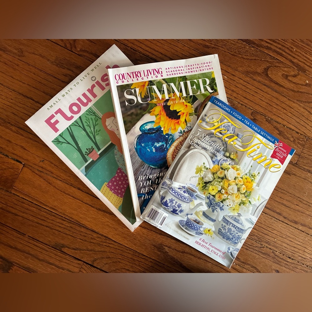 Assorted British Home & Garden Magazines - Floral and Summer Covers